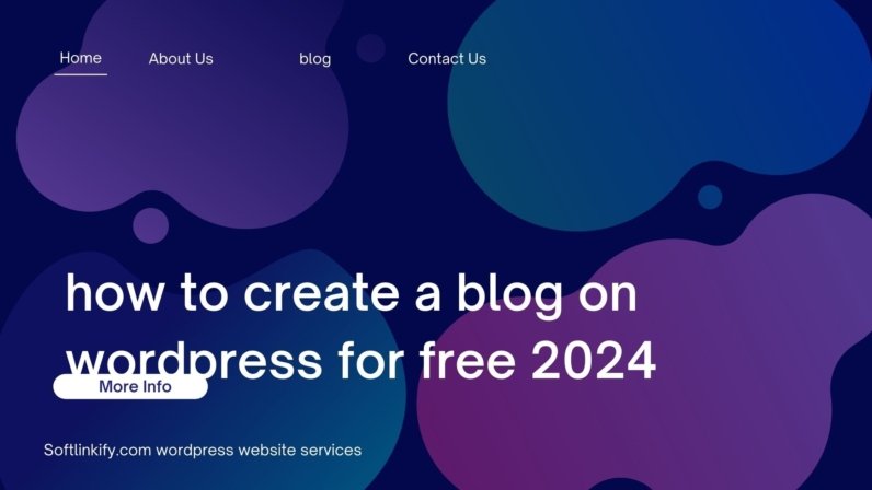 how to create a blog on wordpress for free 2024