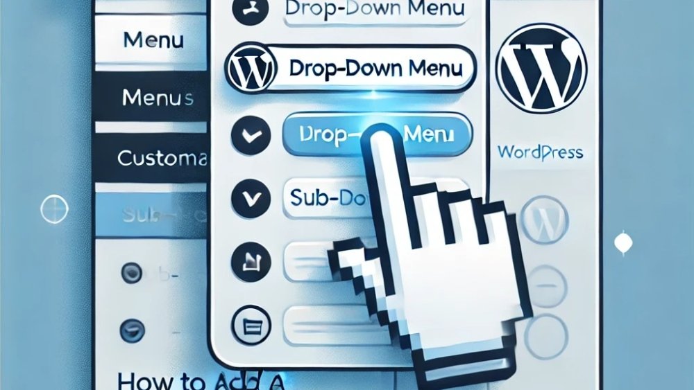 how to add a drop down menu in wordpress